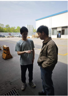 我院2023级辅导员赴美的集团走访看望实习学生