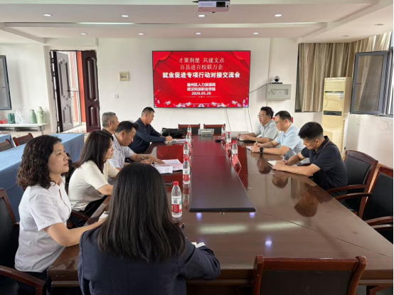 我院开展2026年“才聚荆楚·共建支点·百县进百校联万企”就业促进专项行动对接交流会
