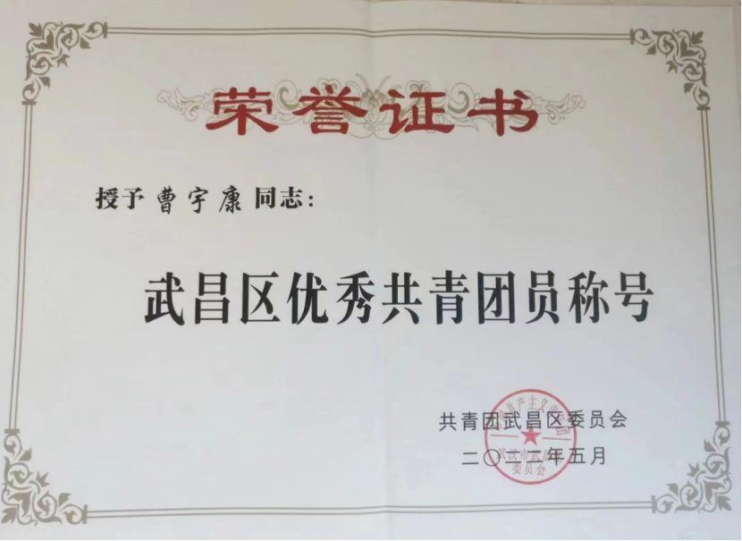 喜报！我校团委工作荣获武汉市和武昌区五四表彰多项荣誉